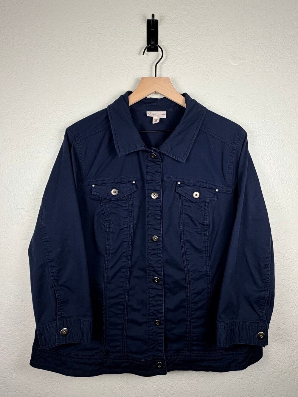Established 1962 Navy Blue Utility Jacket Women’s 2X Plus Size